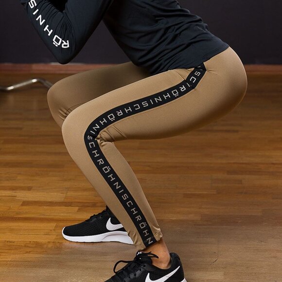 High Waist Tights Leggings Röhnisch Full-Length Size Small - Picture 1 of 10